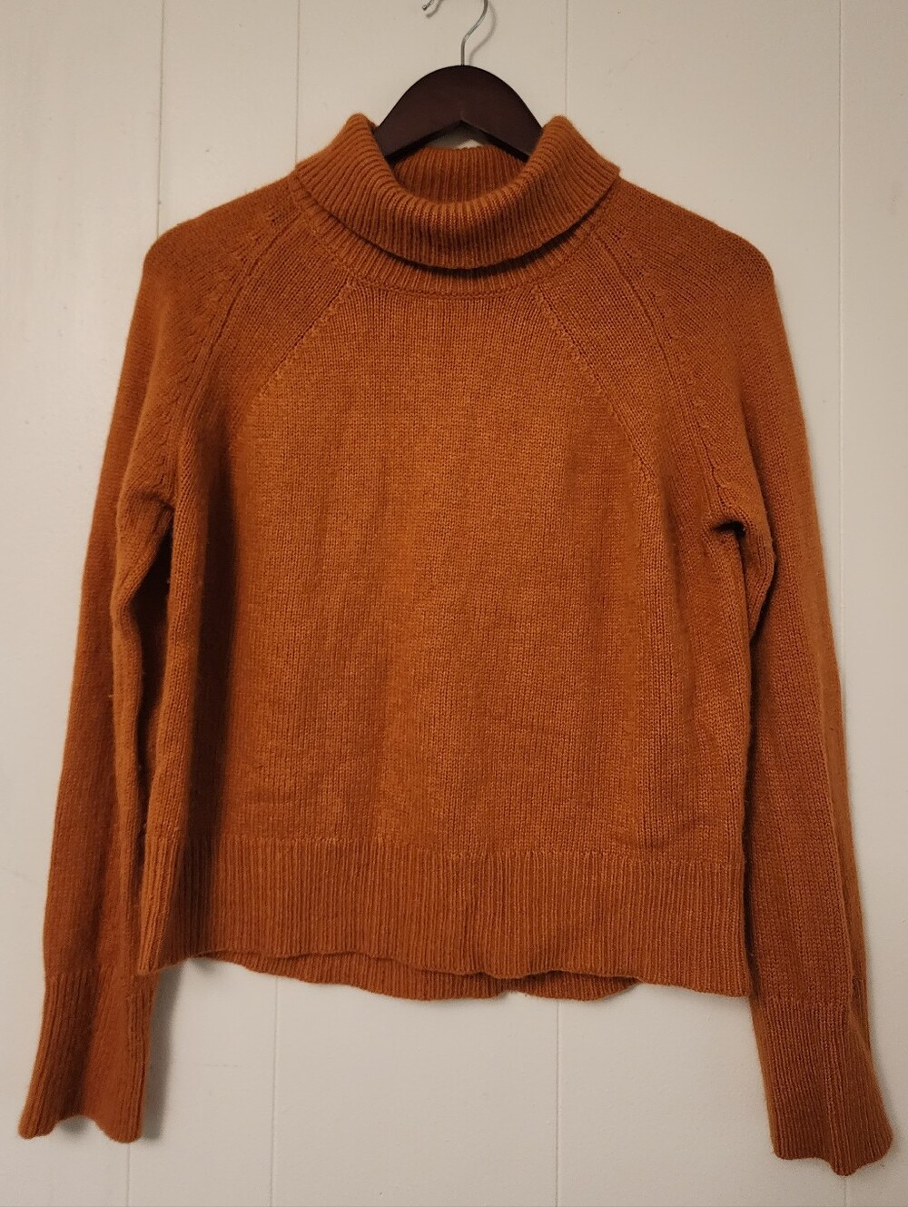 Naif Burnt Orange Turtleneck Sweater